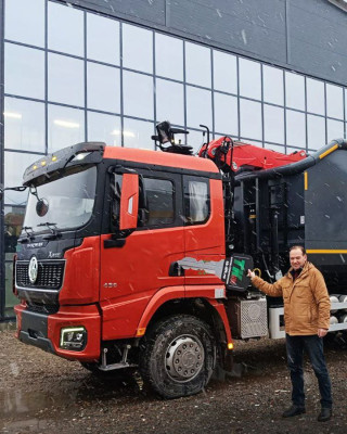 Shacman для уборки свалок! Ломовоз для отрасли ТКО