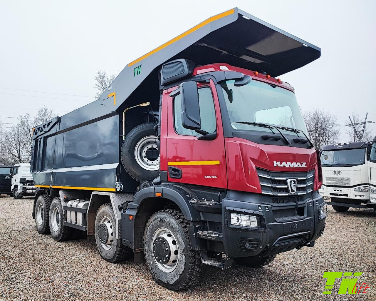 Самосвал карьерный КАМАЗ серии К5 65951 8х4 с кузовом ТОРГ-КОМС 25 м3 Самосвал карьерный КАМАЗ серии К5 65951 8х4 с кузовом ТОРГ-КОМС 25 м3