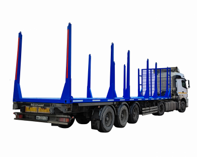 Полуприцеп сортиментавоз для транспортировки длинномерных грузов