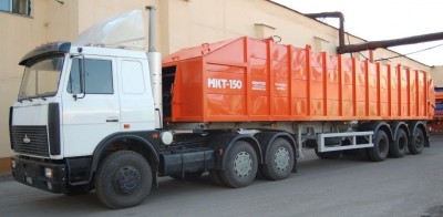 Транспортный мусоровоз МАЗ МКТ-150